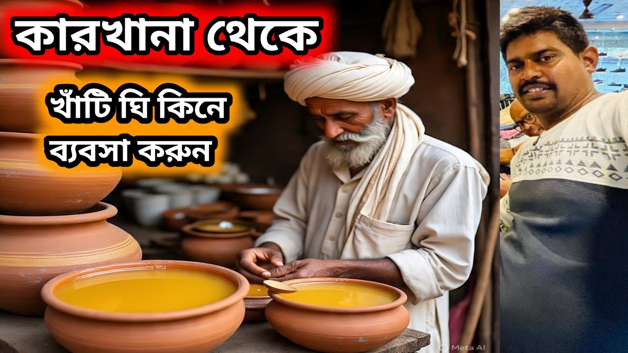 খাঁটি ঘী ডাইরেক্ট কারখানা থেকে কিনে ব্যবসা করুন || kolkata wholesale ghee market #ghee 