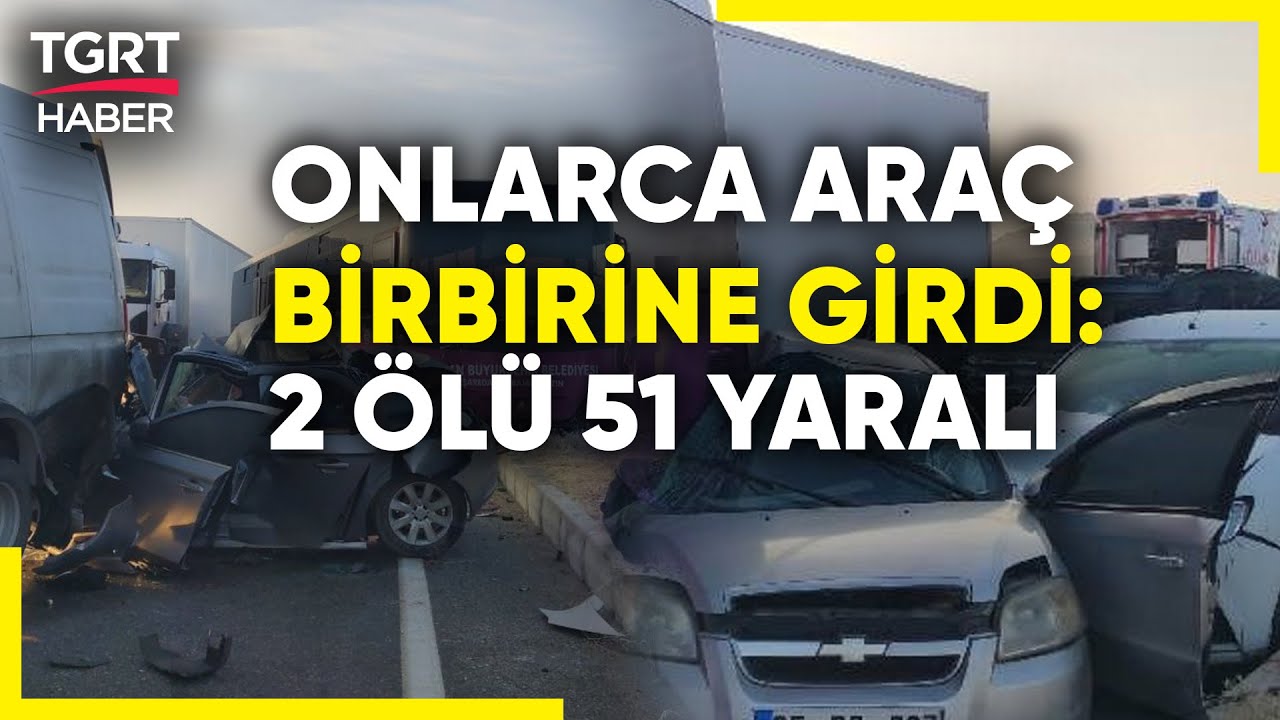 Van'da Feci Zincirleme Kaza! 50 Araç Birbirine Girdi: 2 Kişi Hayatını Kaybetti! - TGRT Haber