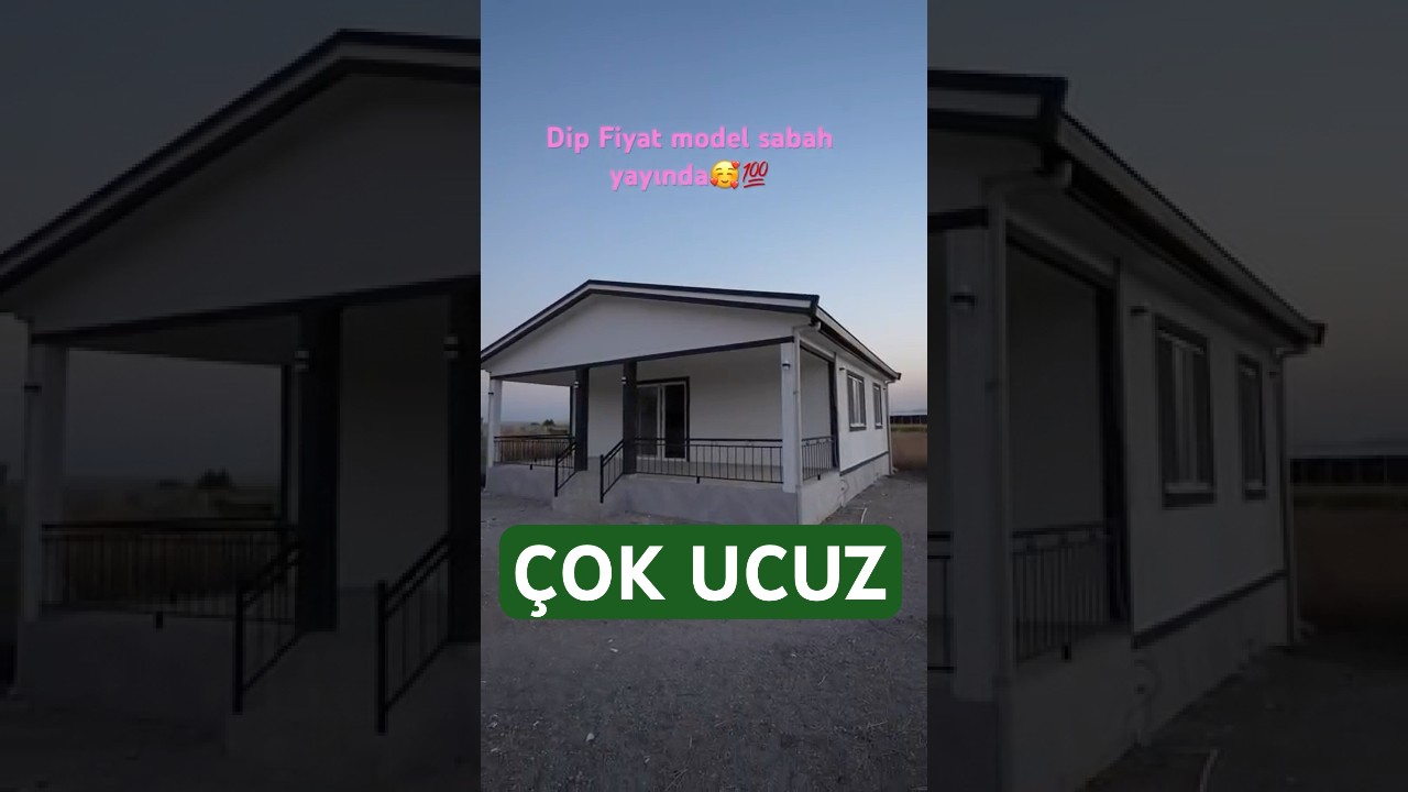 ⬆️UZUN VİDEO⬆️ EN UCUZ Fiyat Prefabrik Ev Turu ve Fiyatı 0555 430 58 46 (UCUZ MODEL)