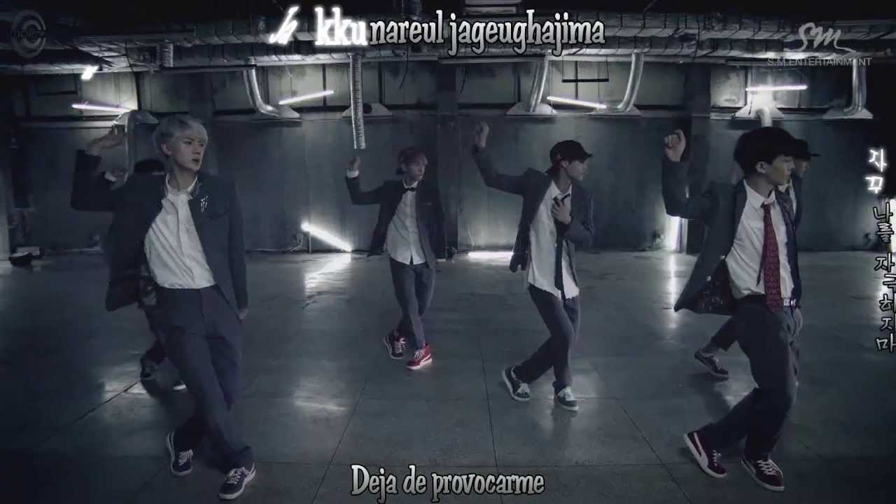 EXO - Growl MV Korean ver. (Sub Espa&ntilde;ol+Karaoke)