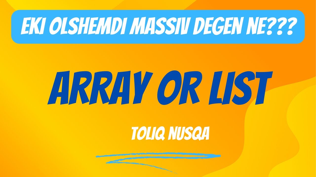 Екі өлшемді МАССИВ деген не? [толық нұсқа]