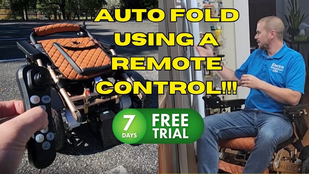 IQ-7000 Power Chair: Your Ultimate Auto-Fold Remote-Controlled Ride!