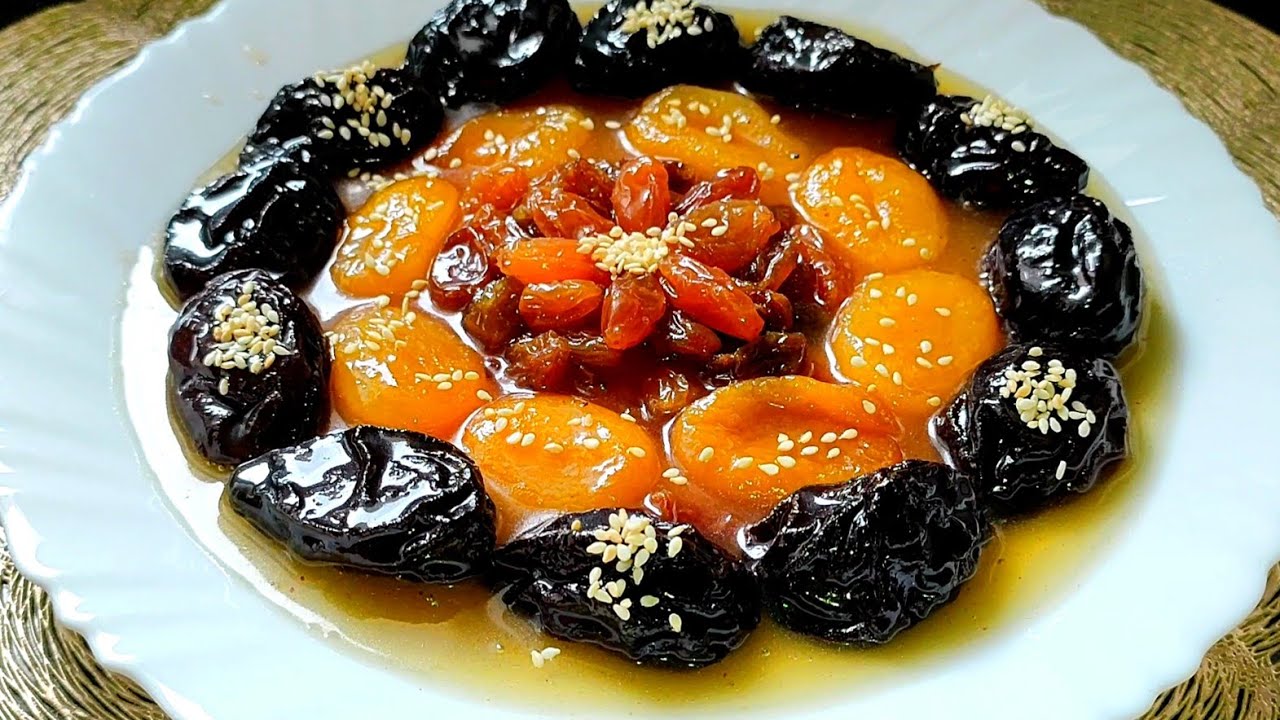 طاجين الحلو بدون لحم بدون بصل بطريقة سهلة وسريعة 👍🏻 والطريقة لي تخلي طاجين لحلو بلون اصفر او ذهبي
