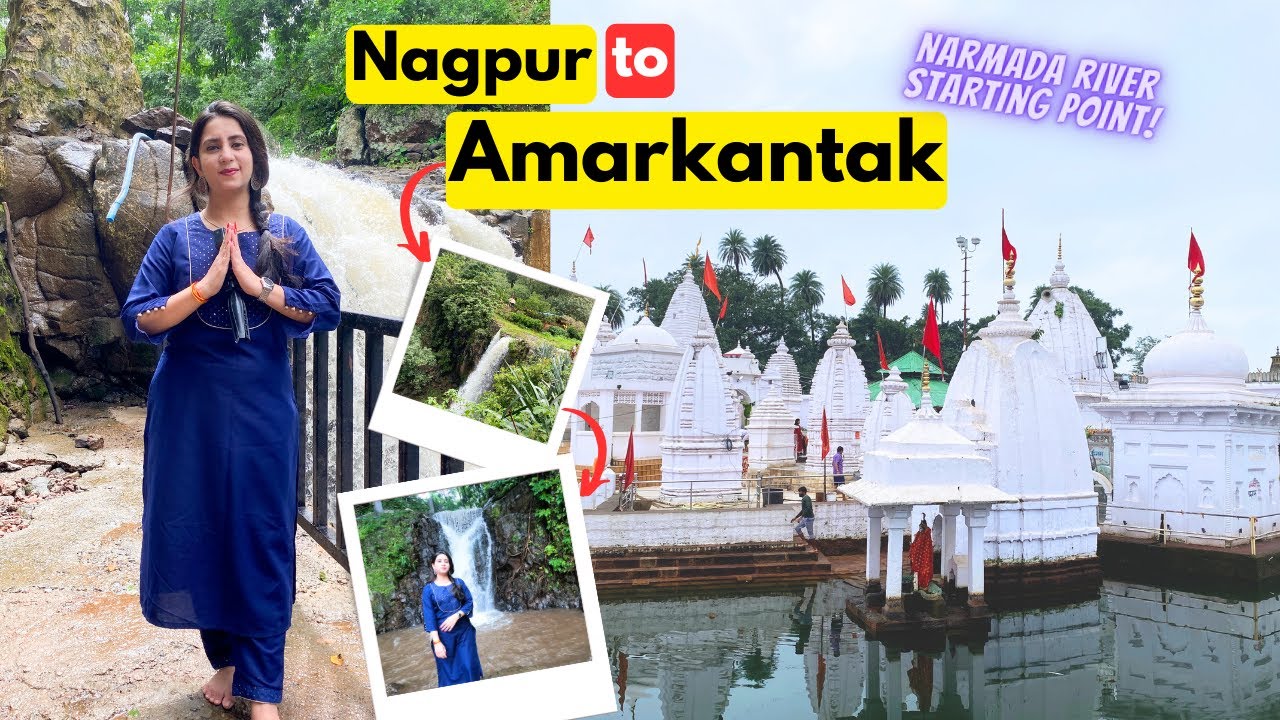 Nagpur to Amarkantak 🙏 Road Trip to the Origin of River Narmada 🌊✨ || Mrudul Gajbhiye #travelvlog