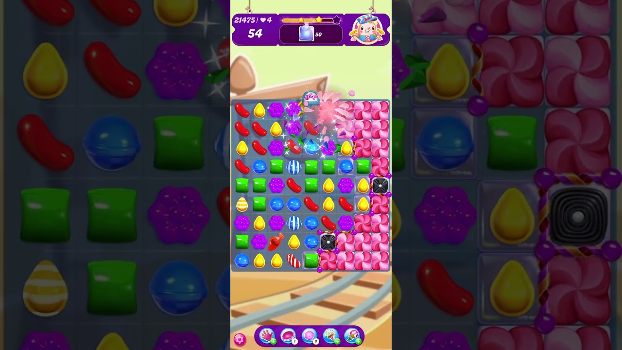 Candy Crush Saga Level 21475 complete + *OVNI + 36 MOVIMIENTOS* (nivel 21475)