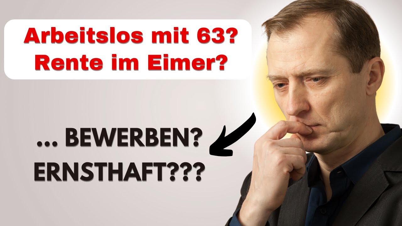 Arbeitslos? Rente mit 63 futsch?  Bewerben ohne Theater &ndash; so sicherst du Geld & Nerven