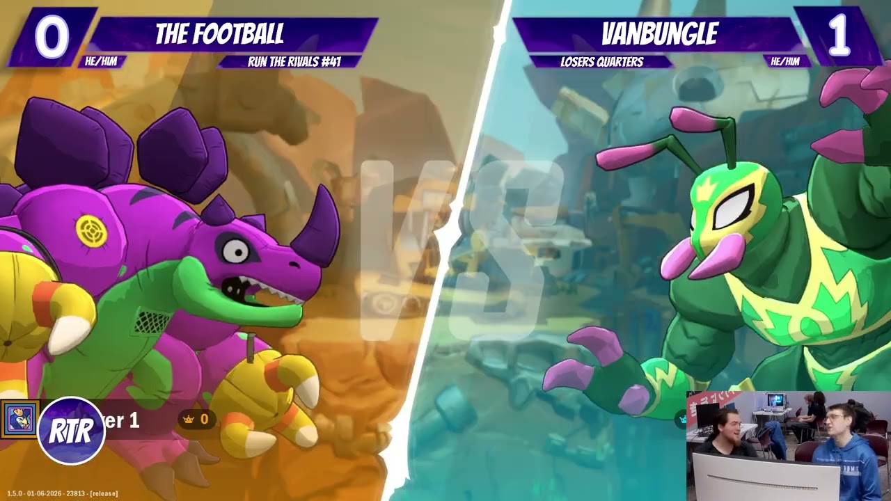 [Run the Rivals #41] Losers Quarters - The Football (La Reina, Galvan) vs. vanbungle (La Reina)