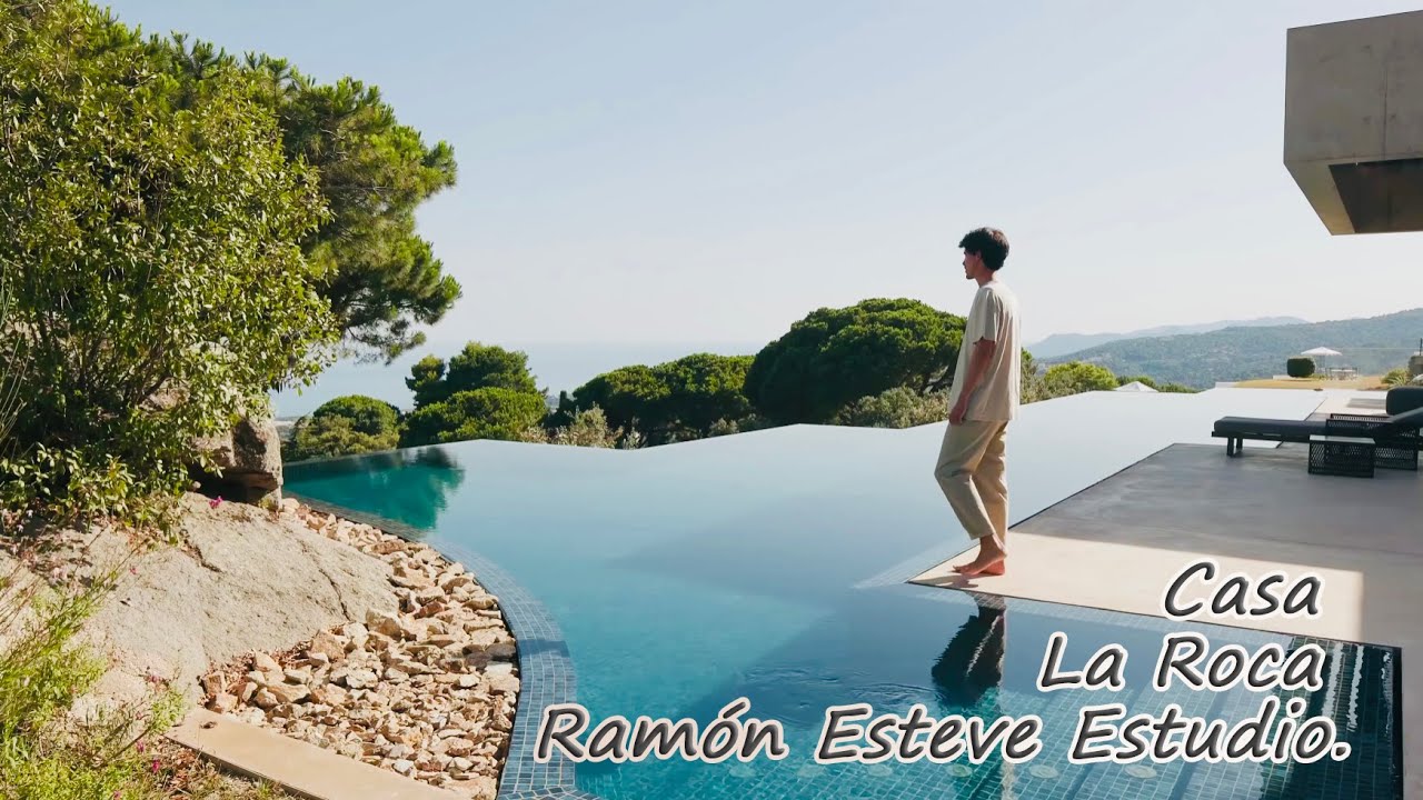 Modern Mountain House Design with Integrated Mediterranean Forest Landscape by Ramón Esteve Estudio