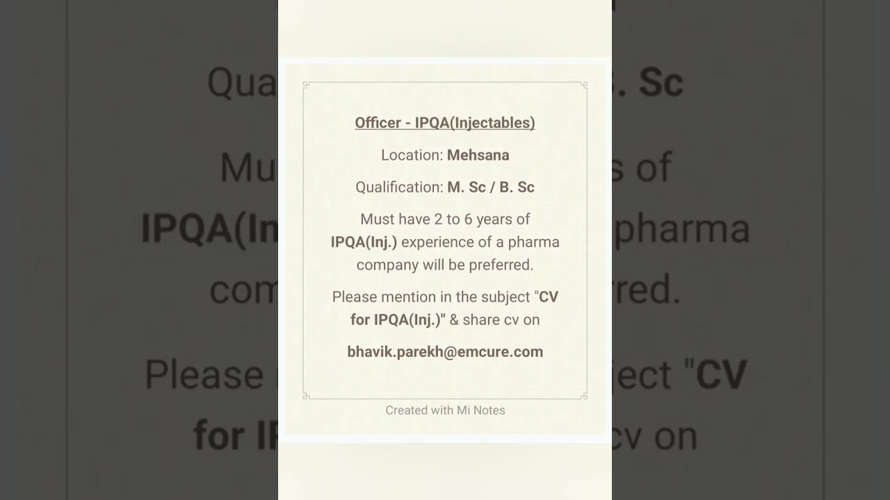 Pharmajobs  Updates