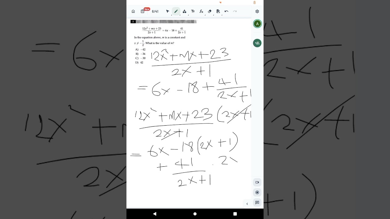 This SAT Math Question Separates 600 from 750
