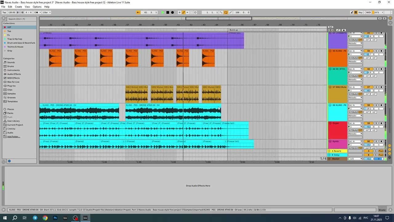Ableton project file | bass house style 3 | free