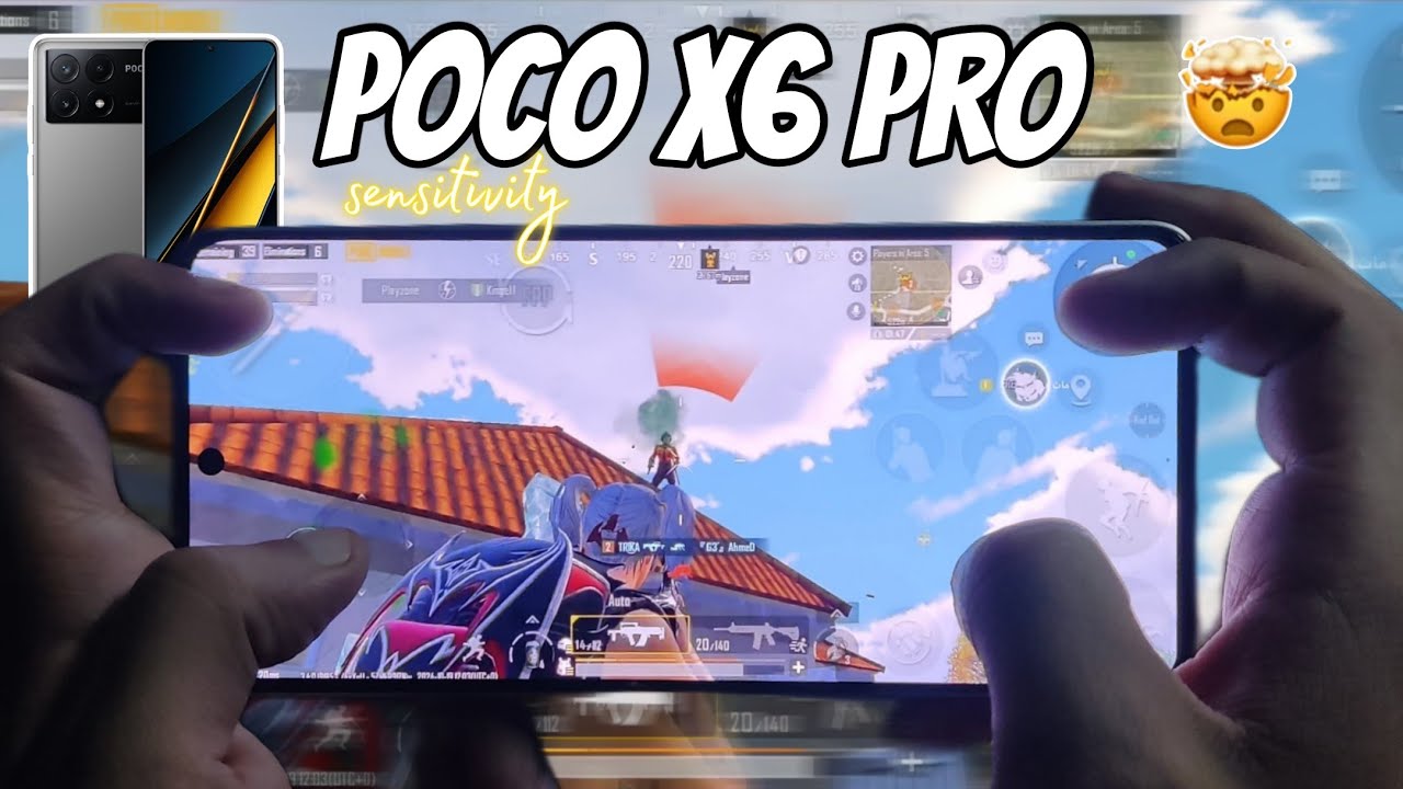 حساسية بوكو x6 برو جيروسكوب 🤯 أفضل اعدادات اربع اصابع ببجي 🔥 POCO X6 PRO SENSITIVITY