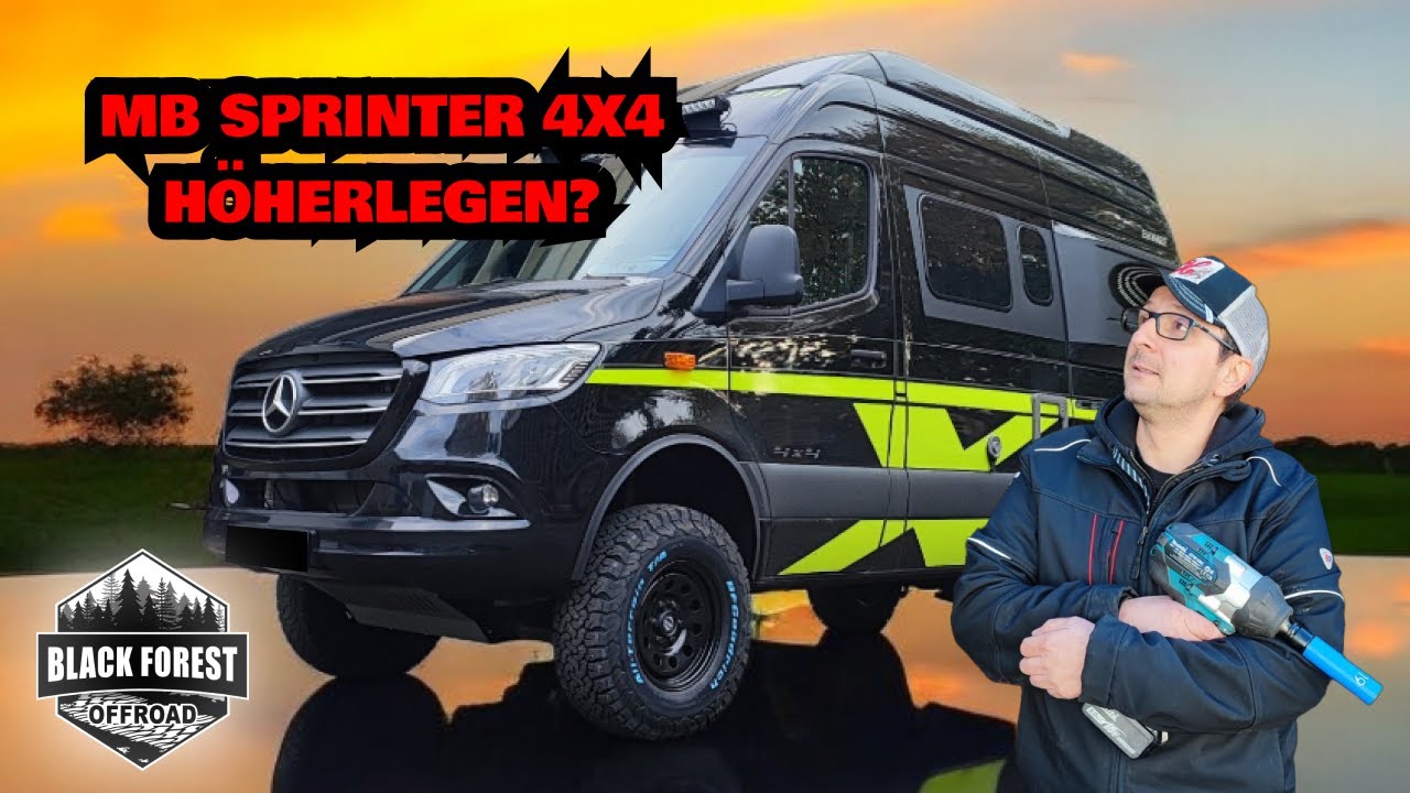 MB Sprinter W907 4x4 Höherlegung und größeren Reifen verbauen?