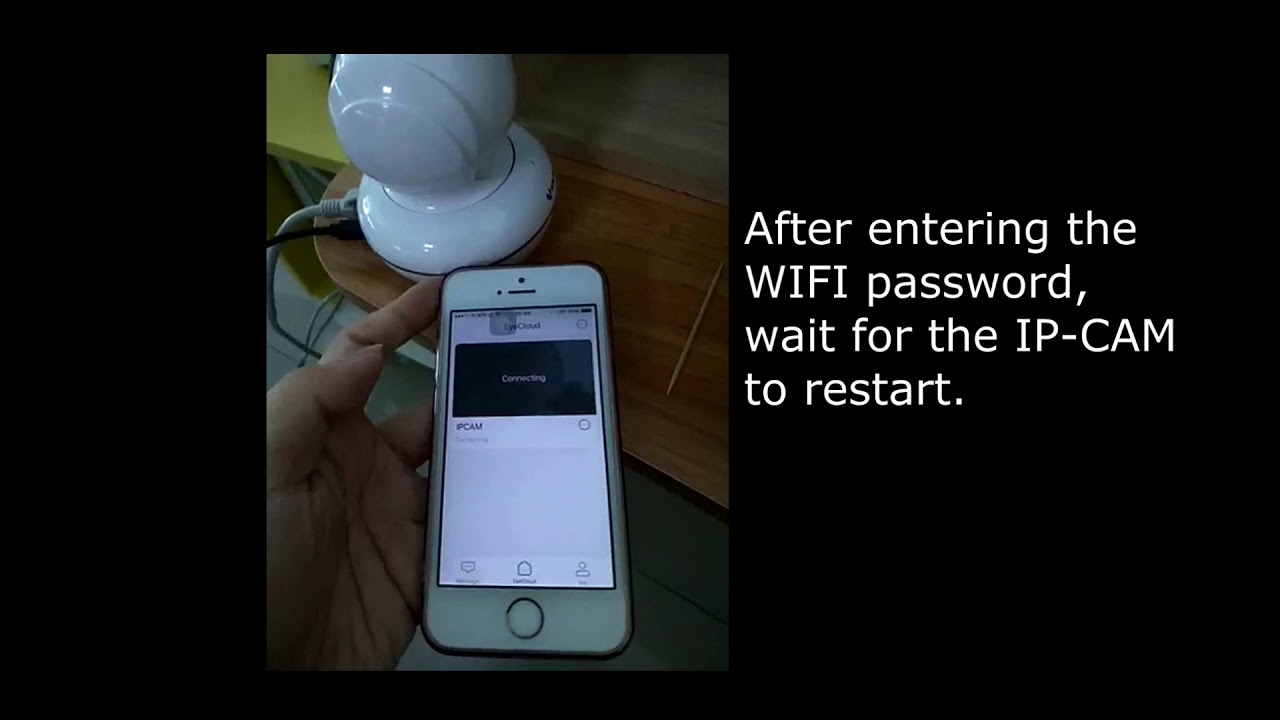 Switch wired LAN mode to wireless WIFI mode（Please select 1080P resolution to watch）