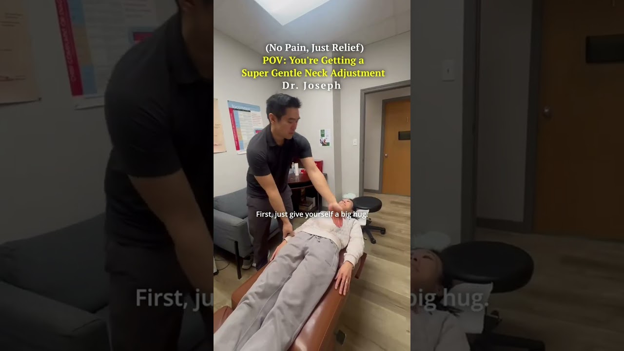 POV You're Getting a Super Gentle Neck Adjustment