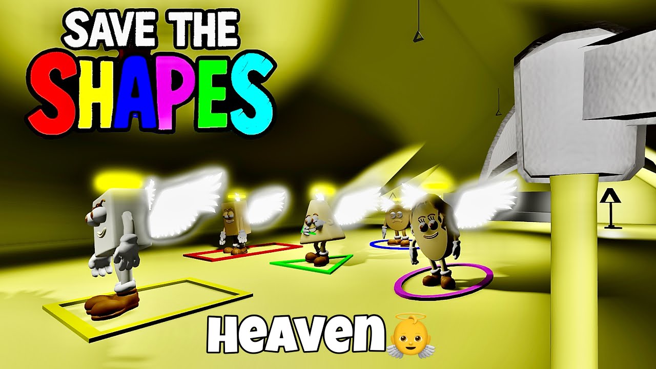 Save The Shapes: HEAVEN Version 😇 | Roblox Horror Gameplay
