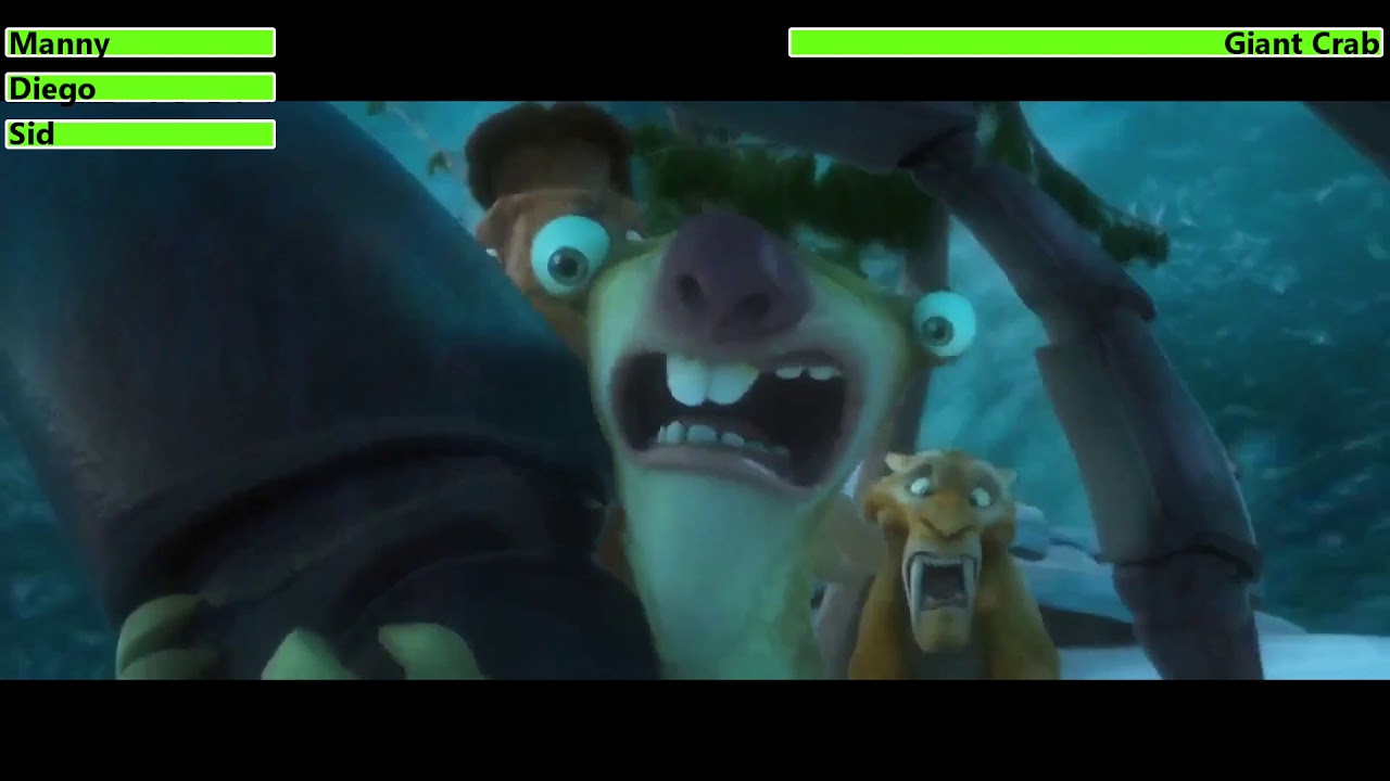 Ice Age: Continental Drift (2012) Storm Scene with healthbars