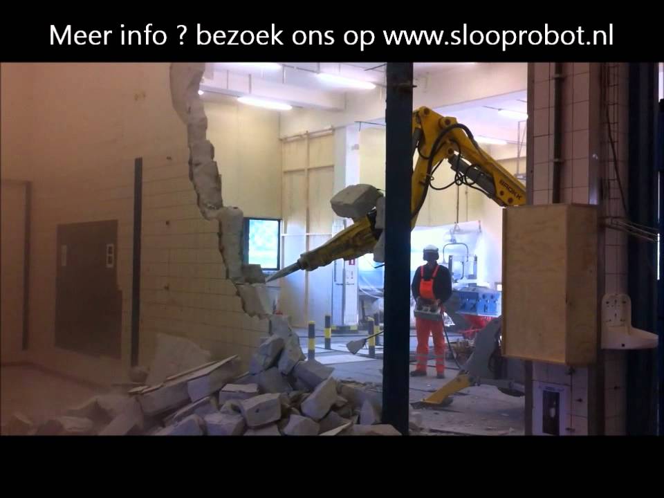 Slooprobot.nl gespecialiseerde sloopwerken (BROKK 250)