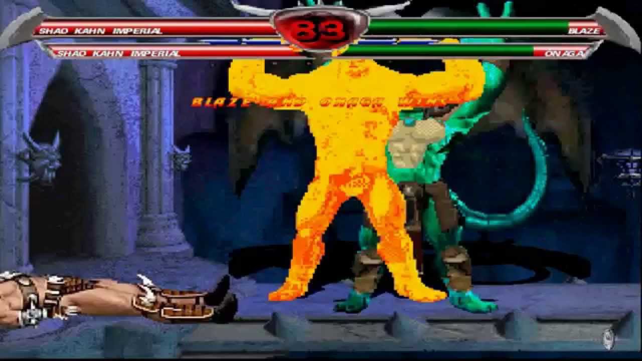 MK Chaotic gameplay #39 - Blaze & Onaga
