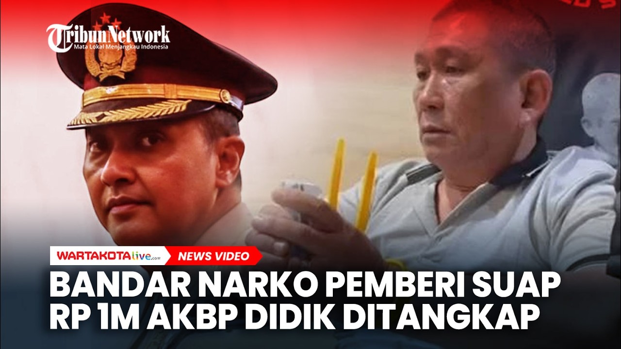 Momen Bandar Narkoba Pemberi Suap AKPB Didik Ditangkap Saat Hendak Kabur ke Malaysia