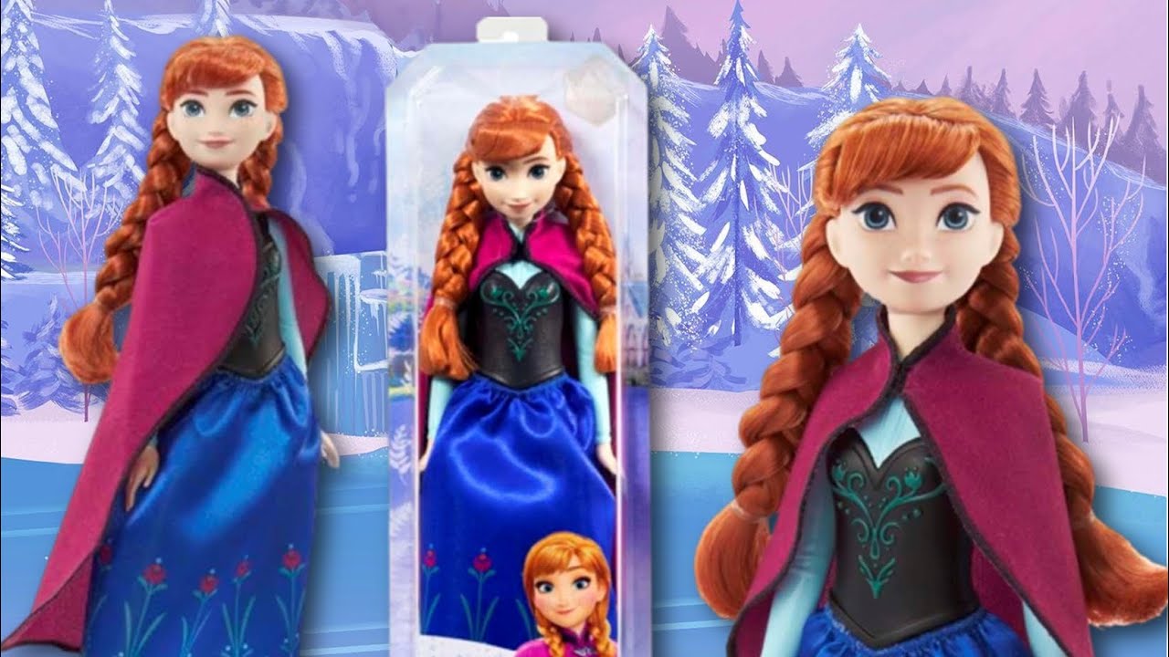 Распаковка куклы Анна Дисней Холодное сердце 🌷❄️ Core Doll / Обзор от Mattel ☃️
