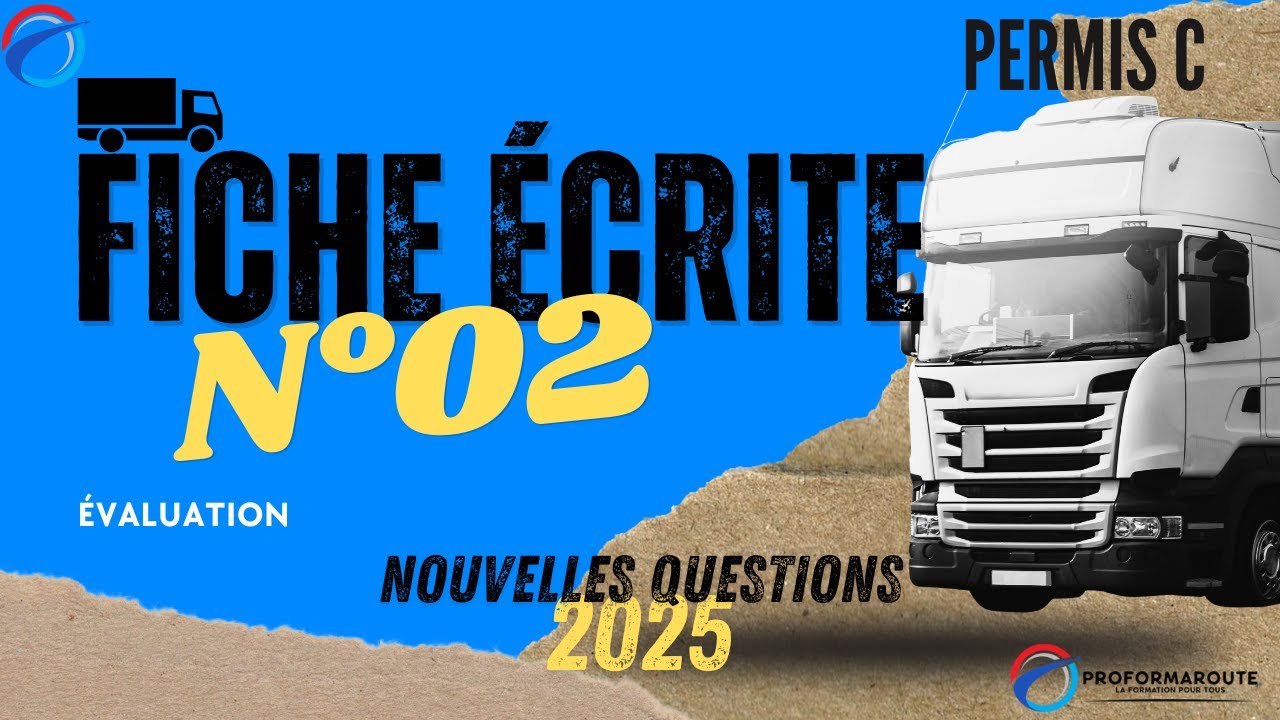 Fiche écrite 02 - Evaluation - Permis C - 2025