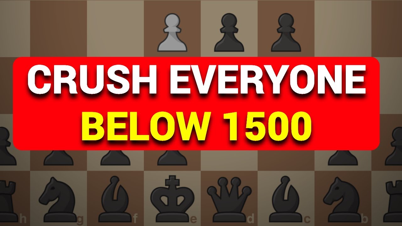 Раздавите всех ниже 1500, используя этот дебют за черных