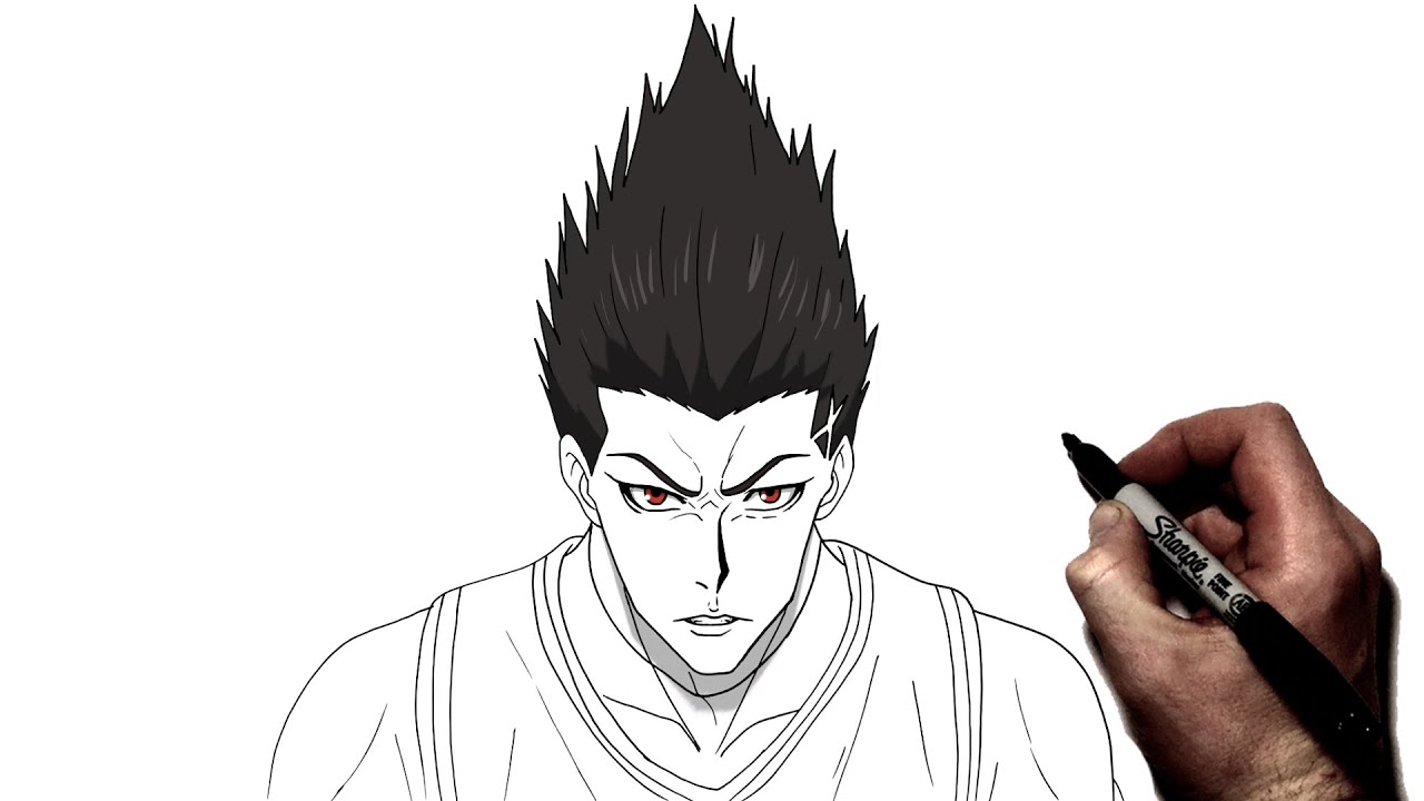 How To Draw Barou | Step By Step | Blue Lock