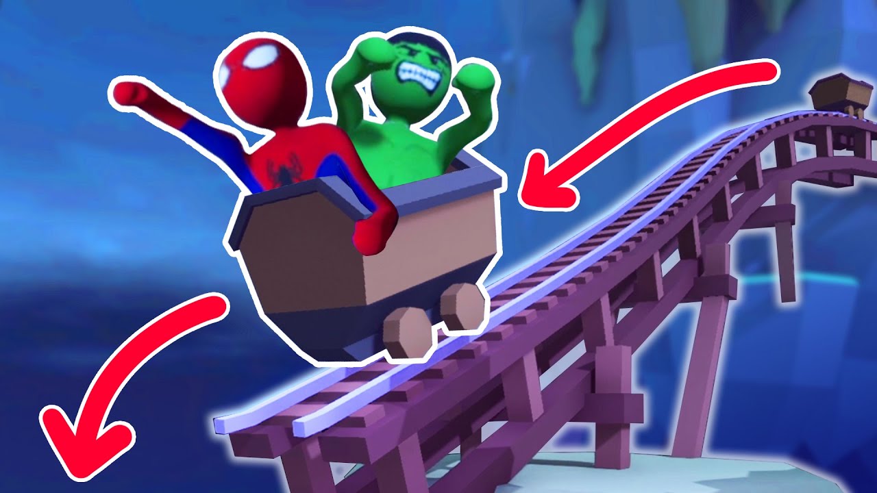 Breaking into a Haunted House with @SamTaborGaming ! Human Fall Flat!!!