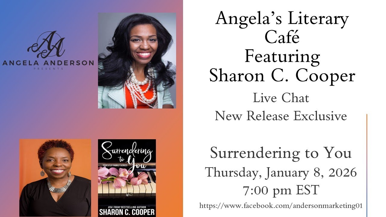 Angela's Literary Cafe' with Sharon C. Cooper