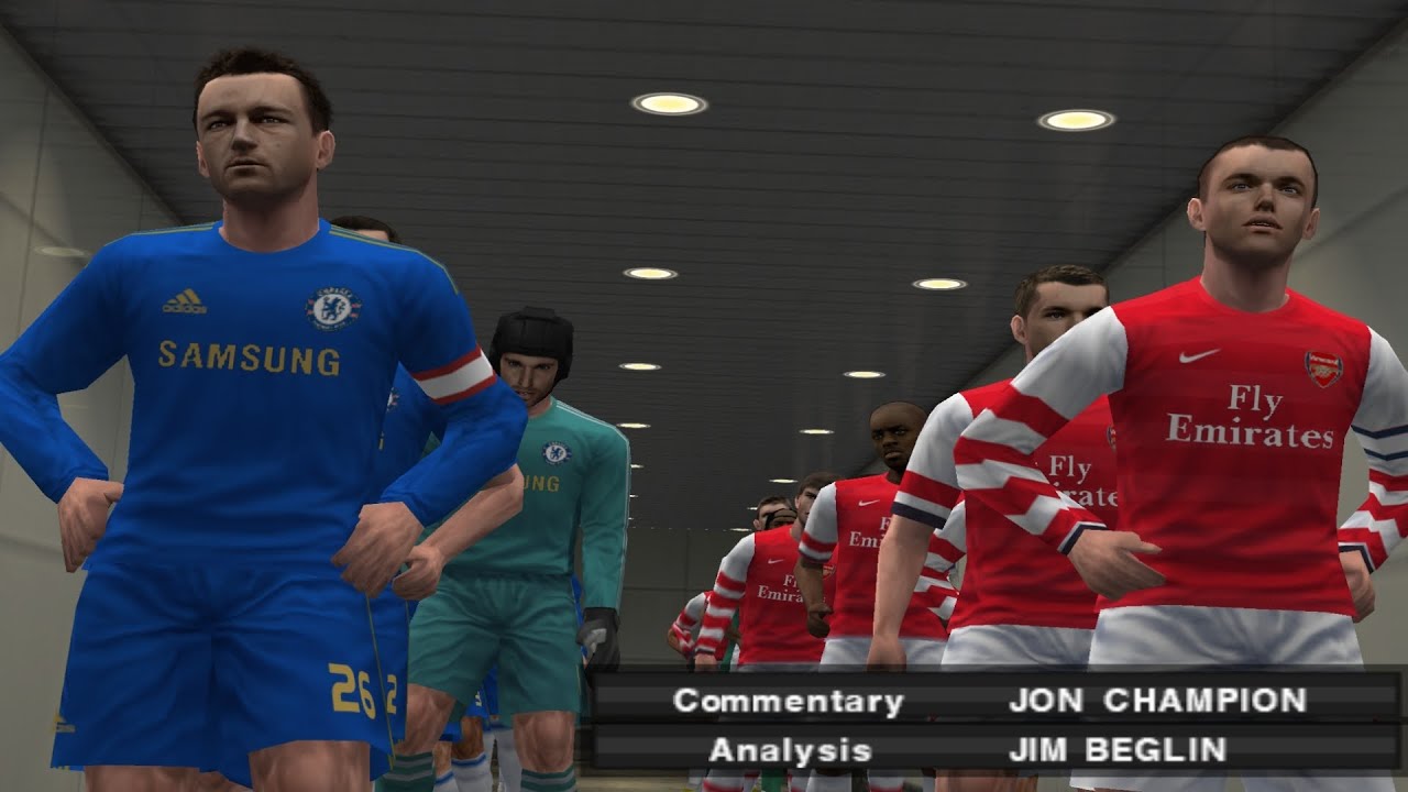 PES 2013 PSP: Chelsea VS Arsenal