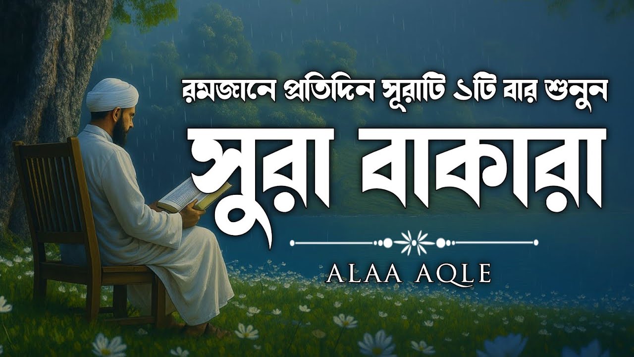 রমজানে ​ঘরের উন্নতি ও বরকতের জন্য প্রতিদিন ১টি বার শুনুন সূরা বাকারা | Surah Baqarah Full–Alaa Aqel