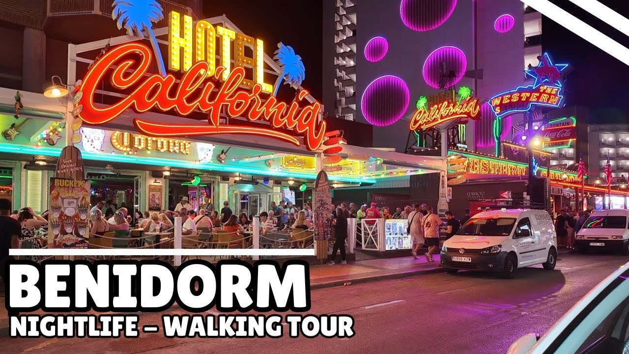 Benidorm Nightlife Walking Tour | Bars, Music & Street Vibes in Spain’s Party Town