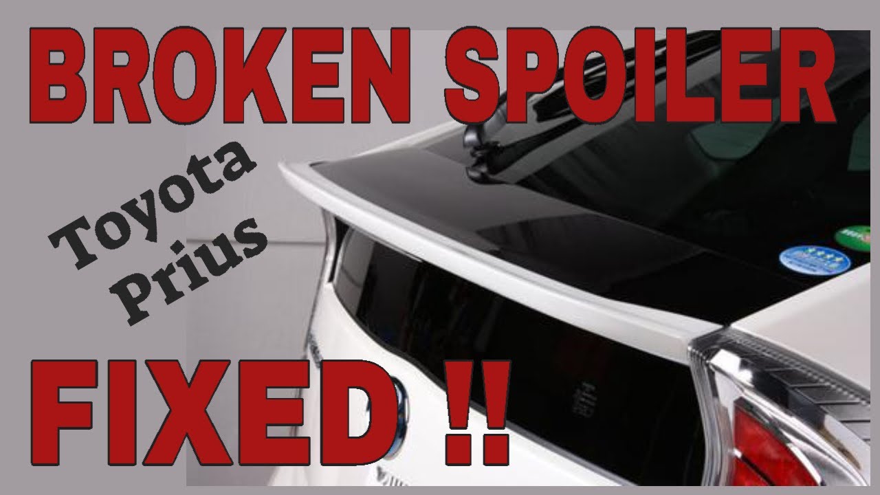 Broken Off Spoiler | Toyota Prius Rear Hatch | Repaired!