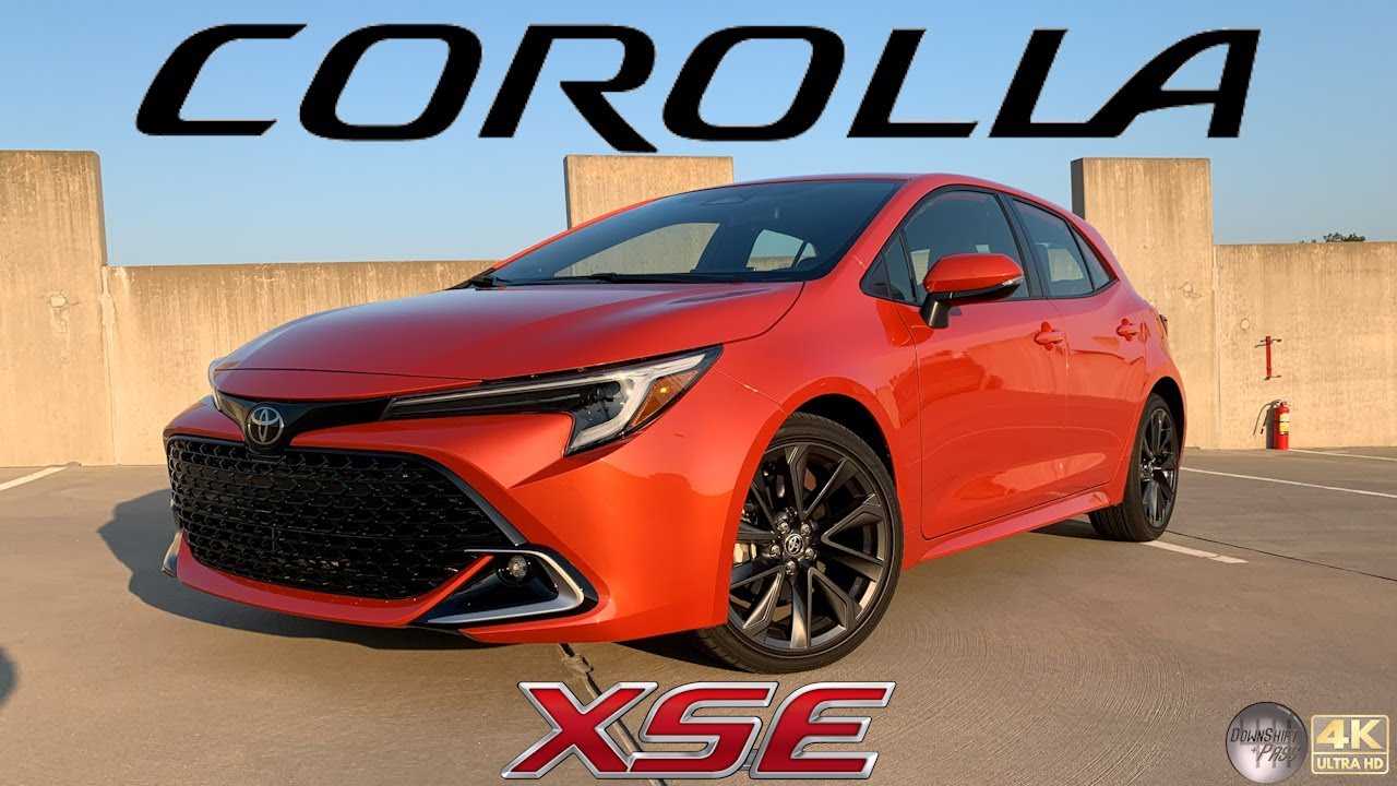 Toyota Corolla XSE Hatchback 2023 года — обзор от первого лица в формате 4K — практичность на выс...