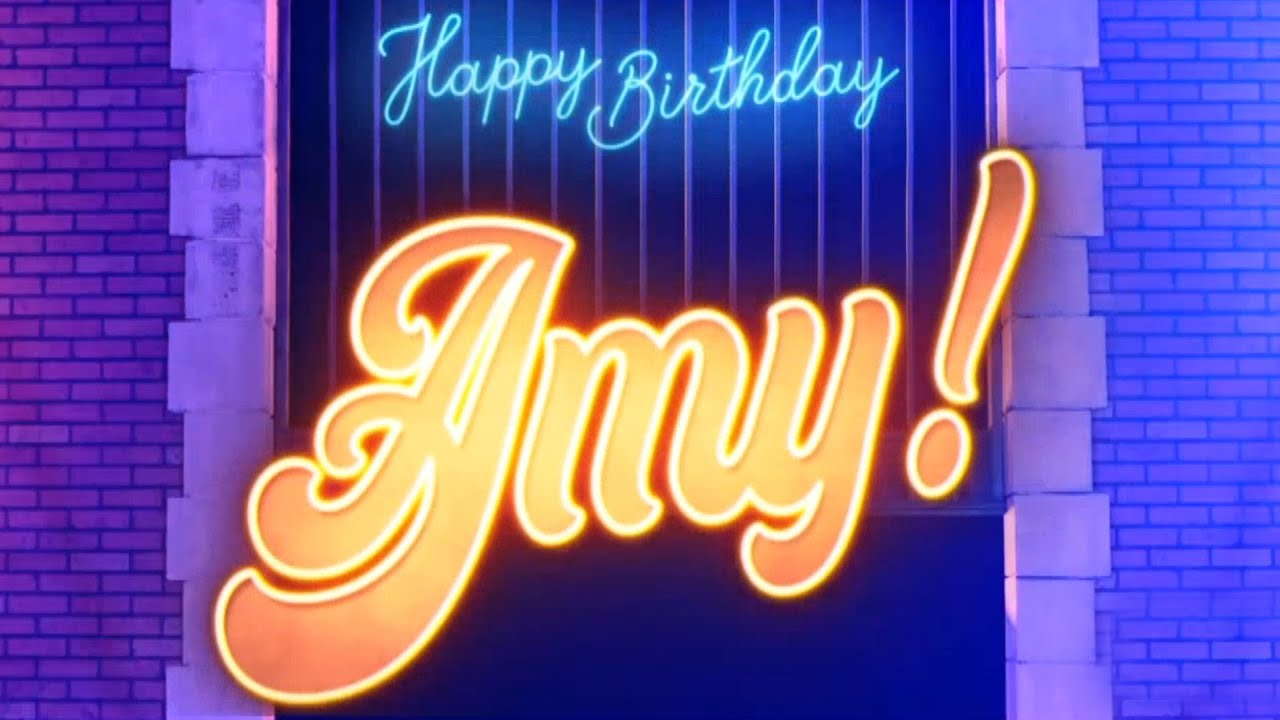 Happy Birthday! Amy