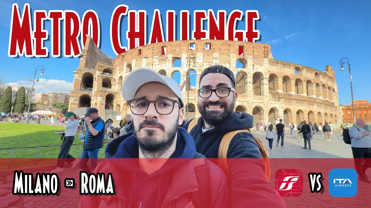 METRO CHALLENGE MILANO-ROMA, il treno conviene davvero rispetto all’aereo?