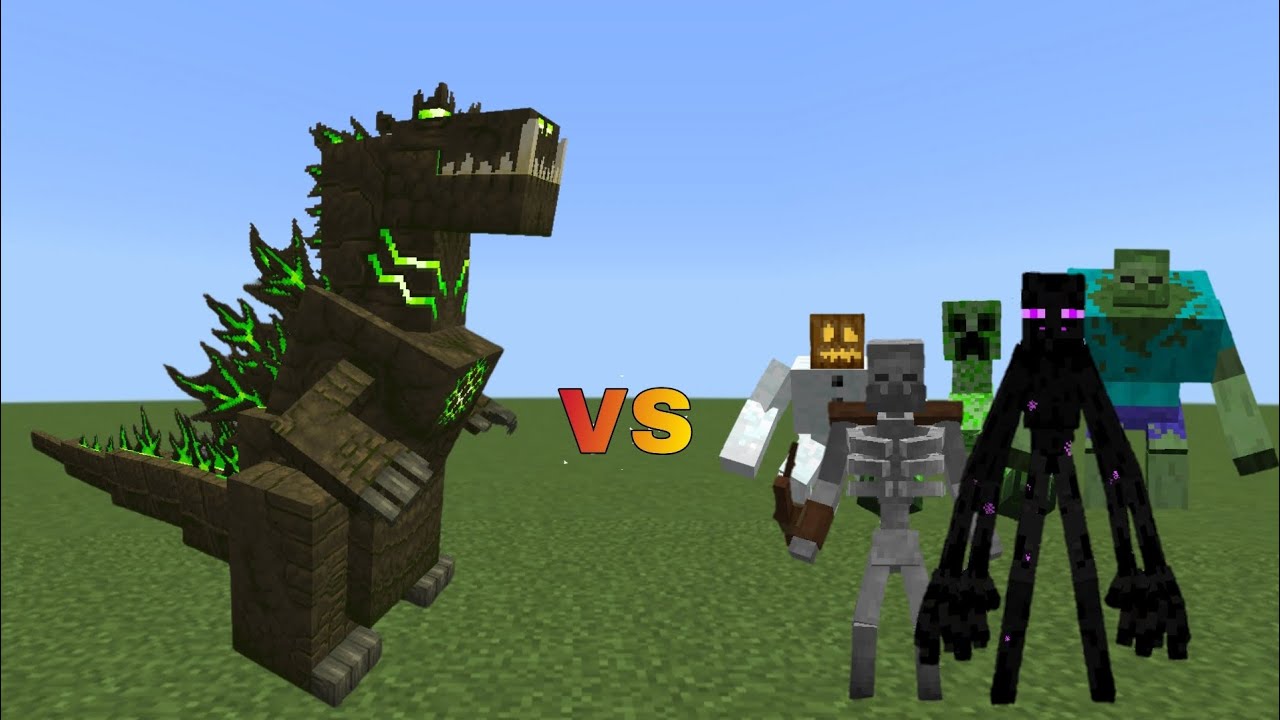 Tremorzilla (Alexs Caves) vs Mutant Monsters | Minecraft | Mob Battle |