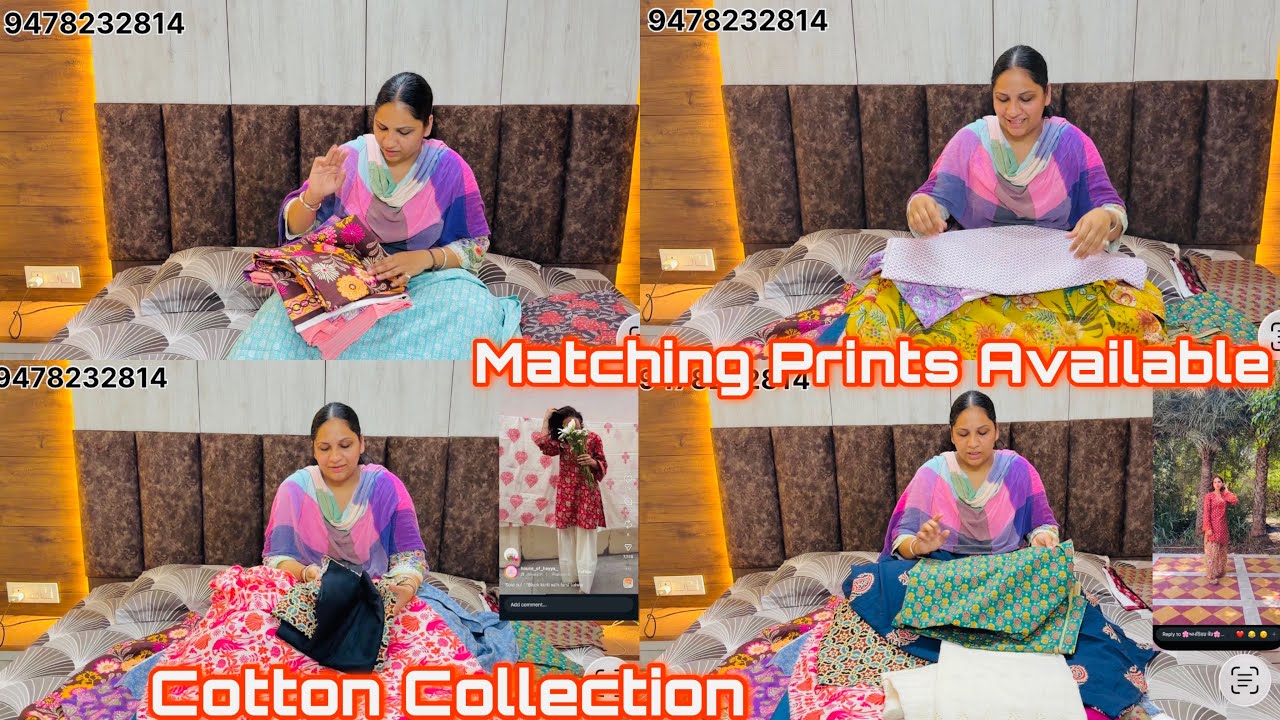 ||New Cotton Collection Available||Floral Prints||Kurta Suits||Daily Wear Suits||