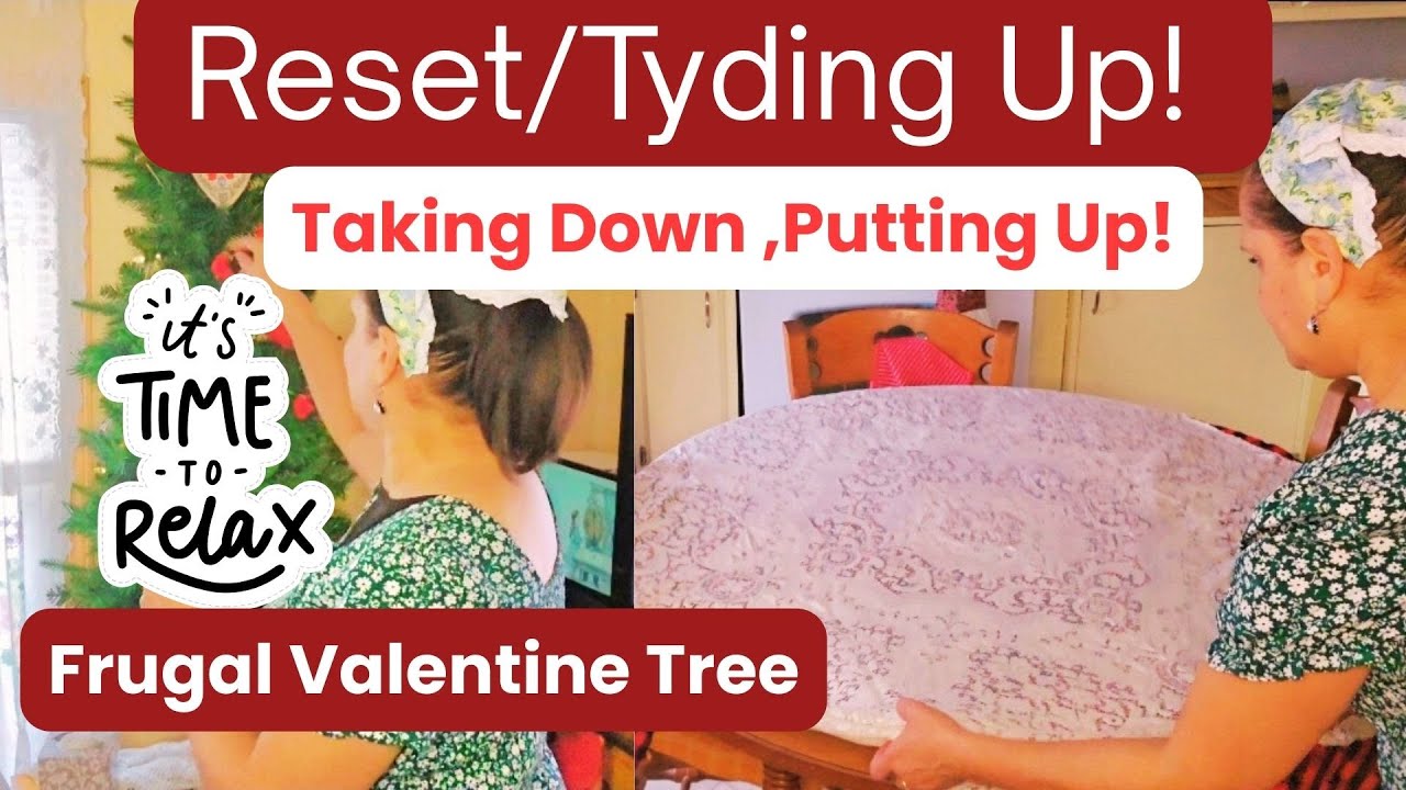 Frugal/Reset/Living Room/Kitchen #homemaking #homemaker #frugalliving 😸💝🫖