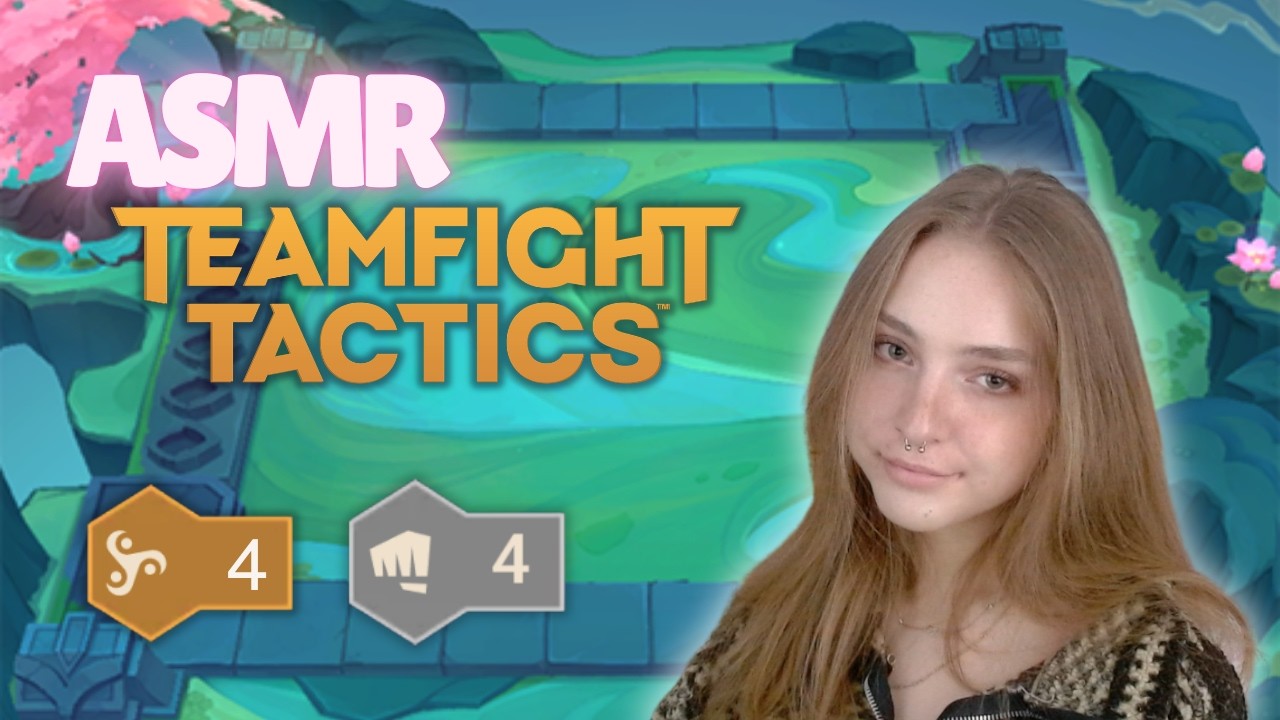 TFT ASMR  Void + Bruiser! ⋆˚꩜🎧꩜˚⋆ Whispered Facecam Gaming, Keyboard and Mouse Sounds