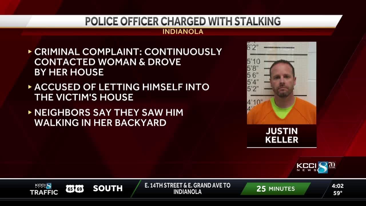 Indianola police officer charged with stalking woman