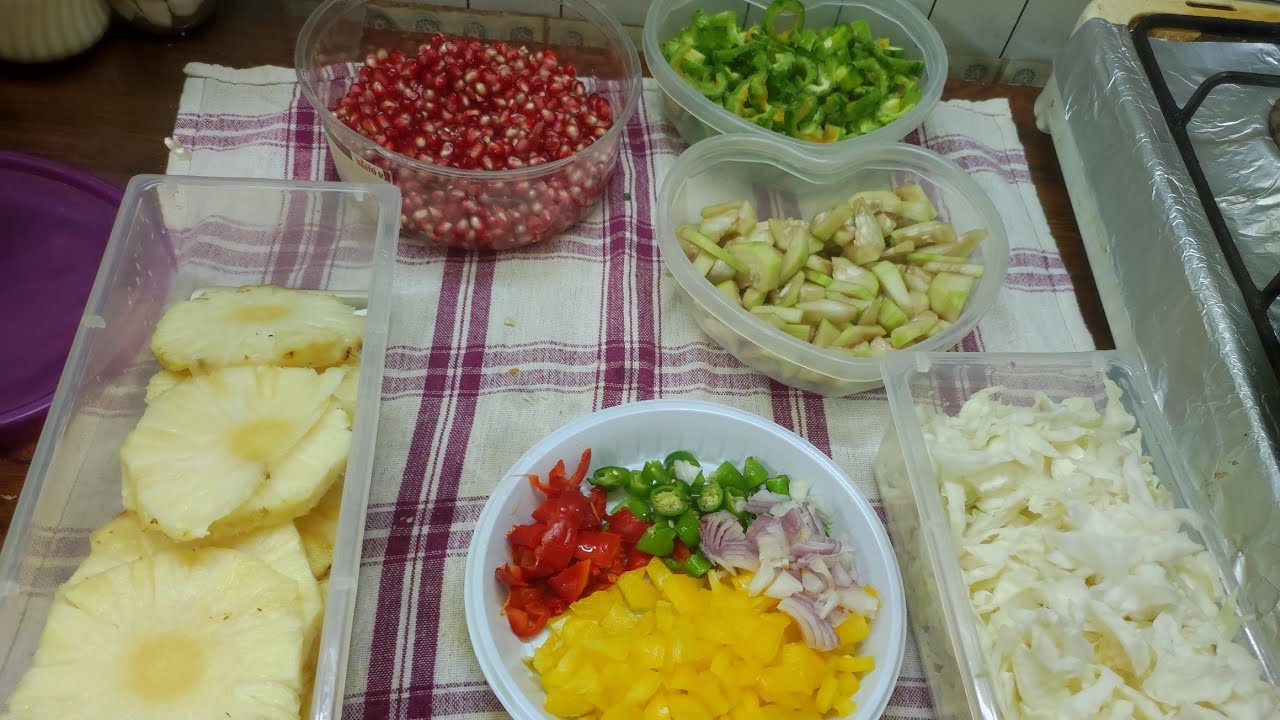 Tip to  save time in kitchen.. meal planning