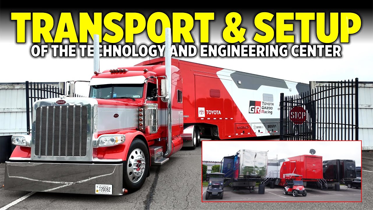 What it takes to transport and set up a tech center.
