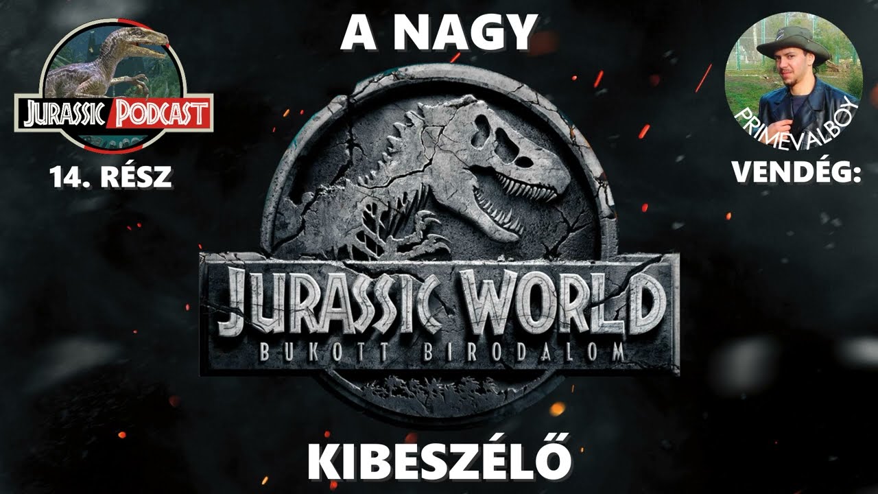 A NAGY JURASSIC WORLD: BUKOTT BIRODALOM KIBESZÉLŐ! |Jurassic Podcast| \14. rész\ vendég: Primevalboy