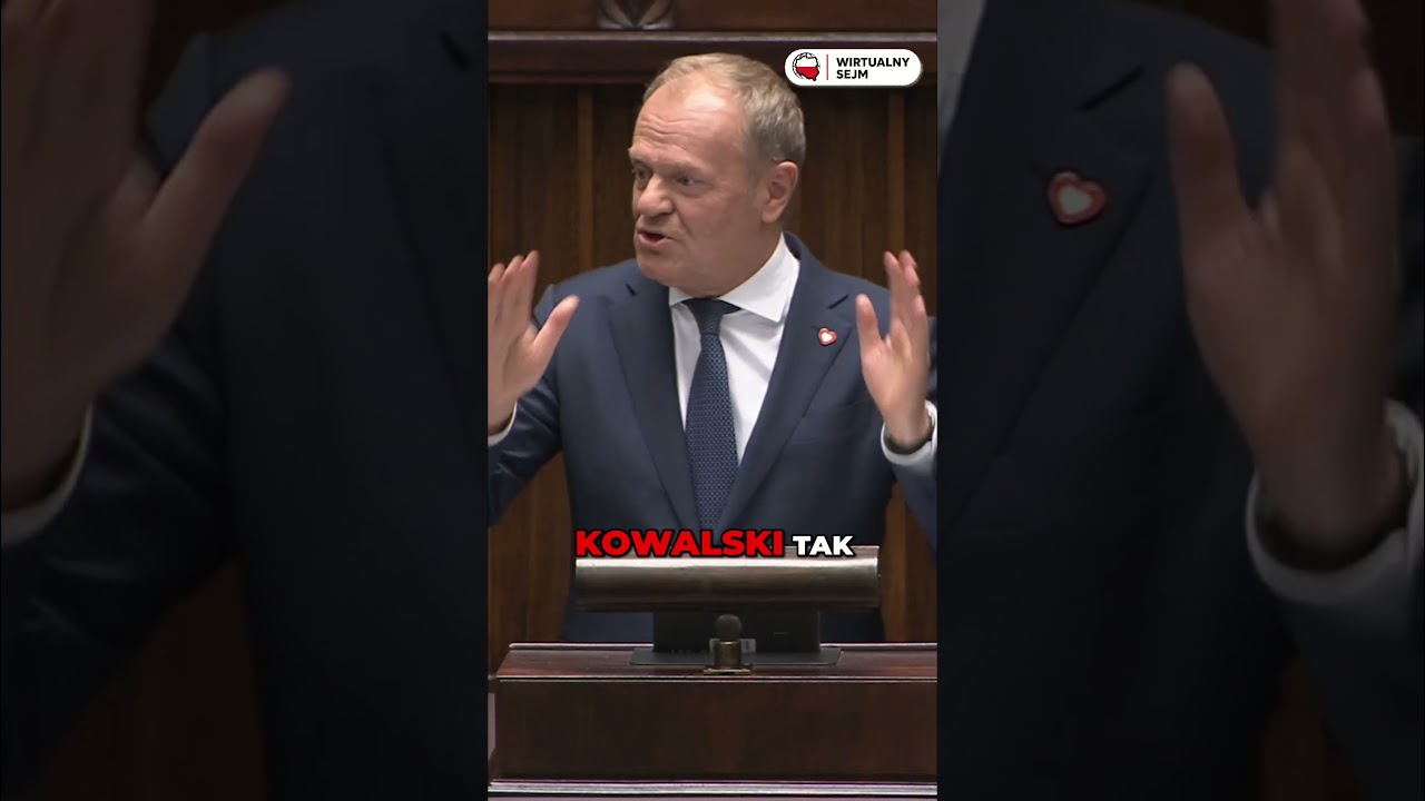 Tusk mocked Kowalski