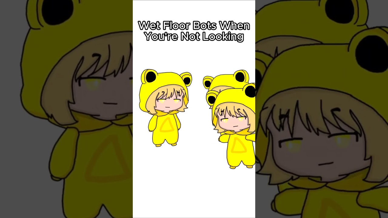 Wet floor bots be like #fnaf #fnafsecuritybreach #securitybreachruin  #securitybreach #chibi
