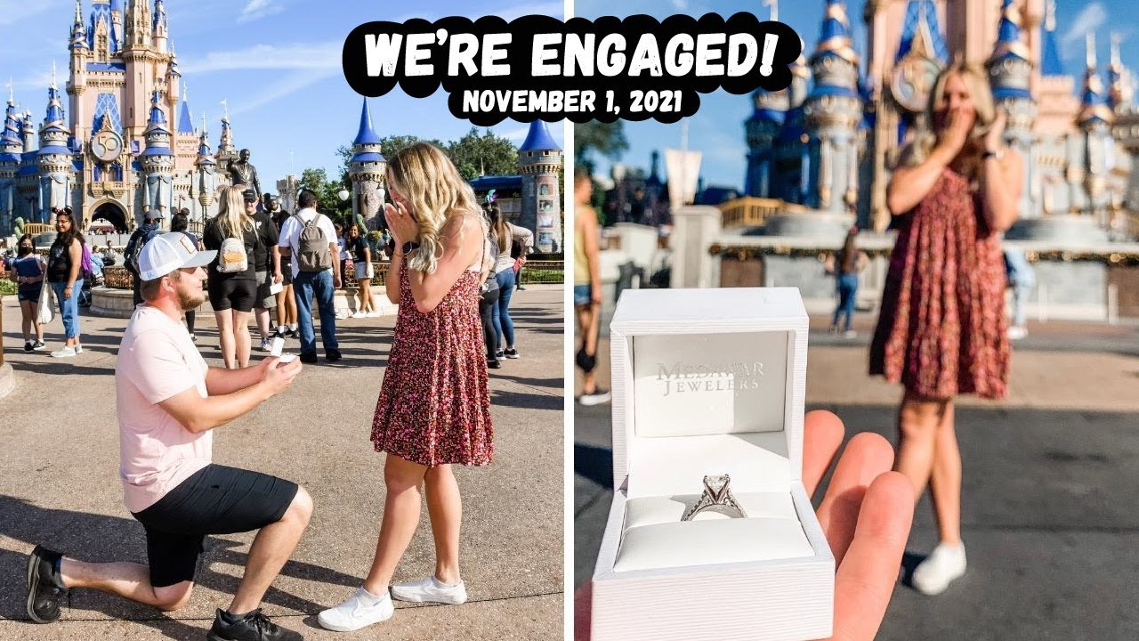 SURPRISE PROPOSAL AT DISNEY WORLD! | We're Engaged!