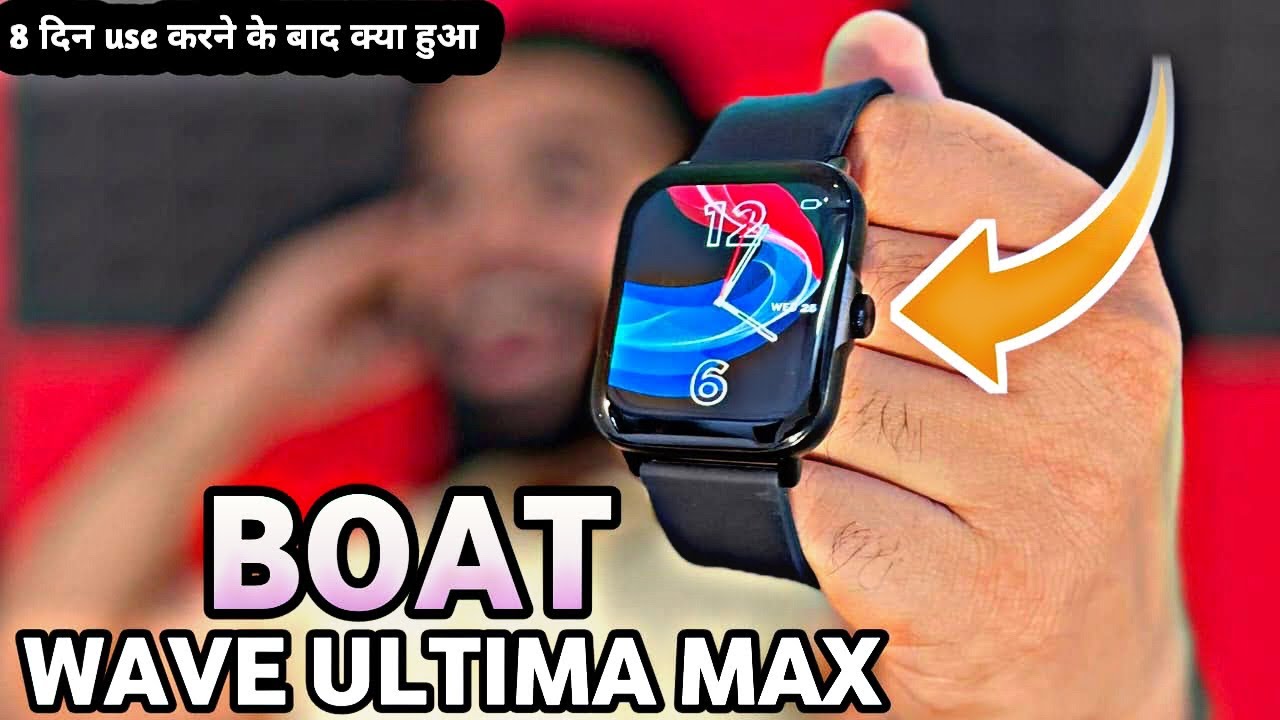 Boat Wave Ultima Max Smartwatch Unboxing & Review with 1.9 inches HD Dispay+wireless charging ₹2500