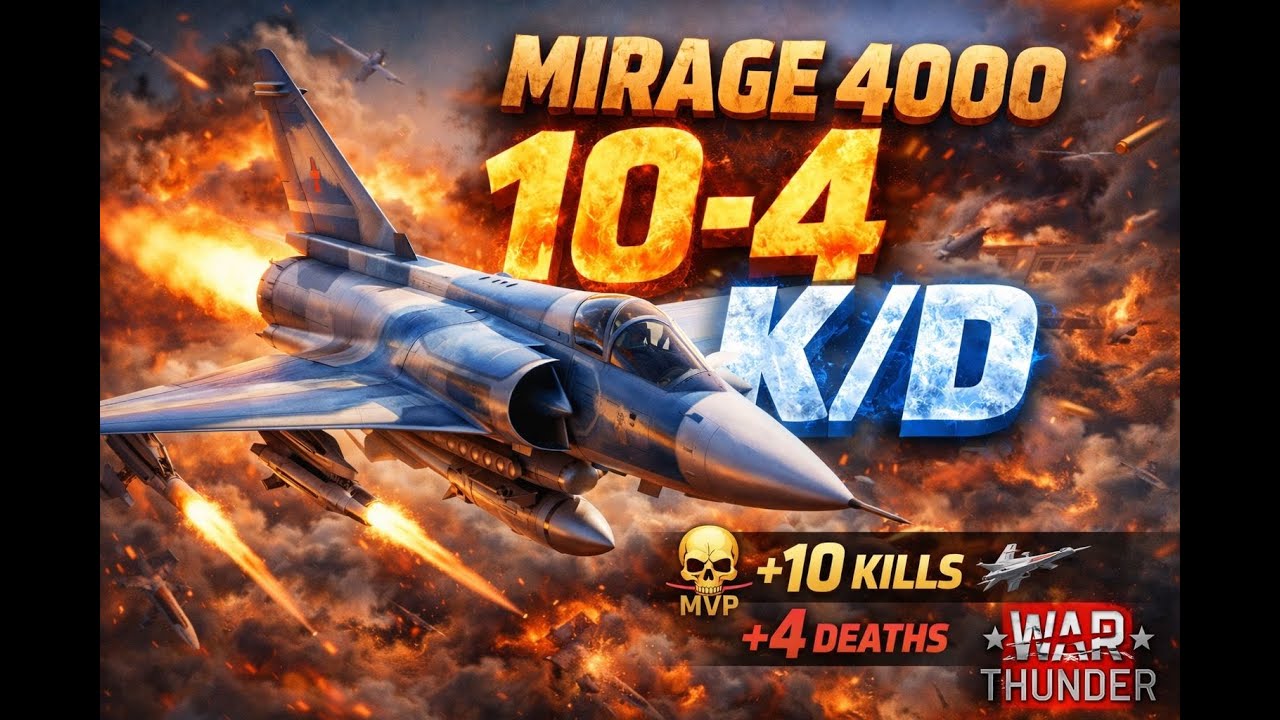 War Thunder Mirage-4000 10-4 SIM